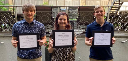 Scholarship award winners from Celina Insurance Group